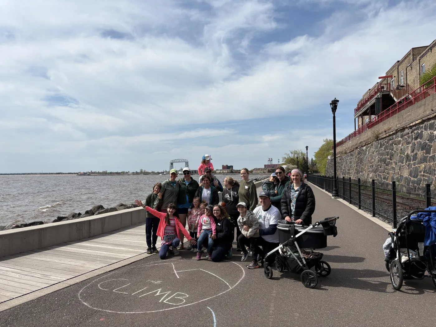 Photo from The Climb perinatal mental health walk in Duluth, MN
