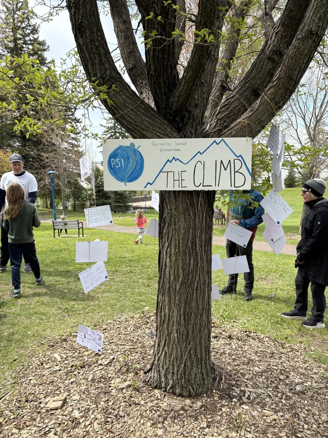 Photo from The Climb perinatal mental health walk in Duluth, MN