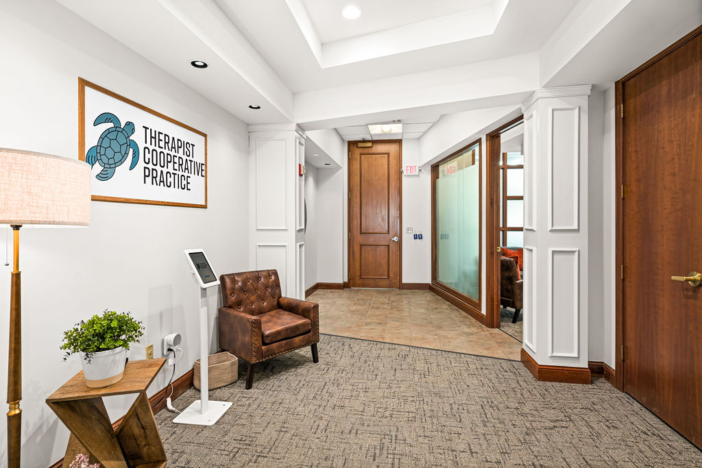 Therapy space with natural light